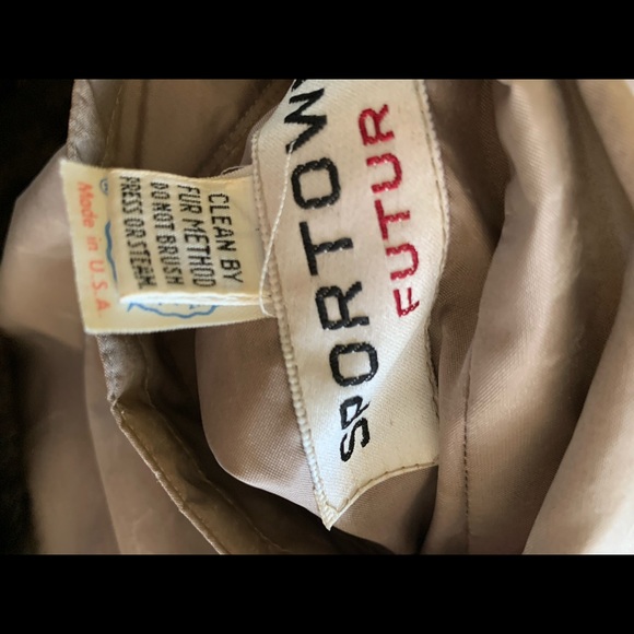 Vintage Sportowne futur  faux  fur reversible coat - Picture 9 of 12